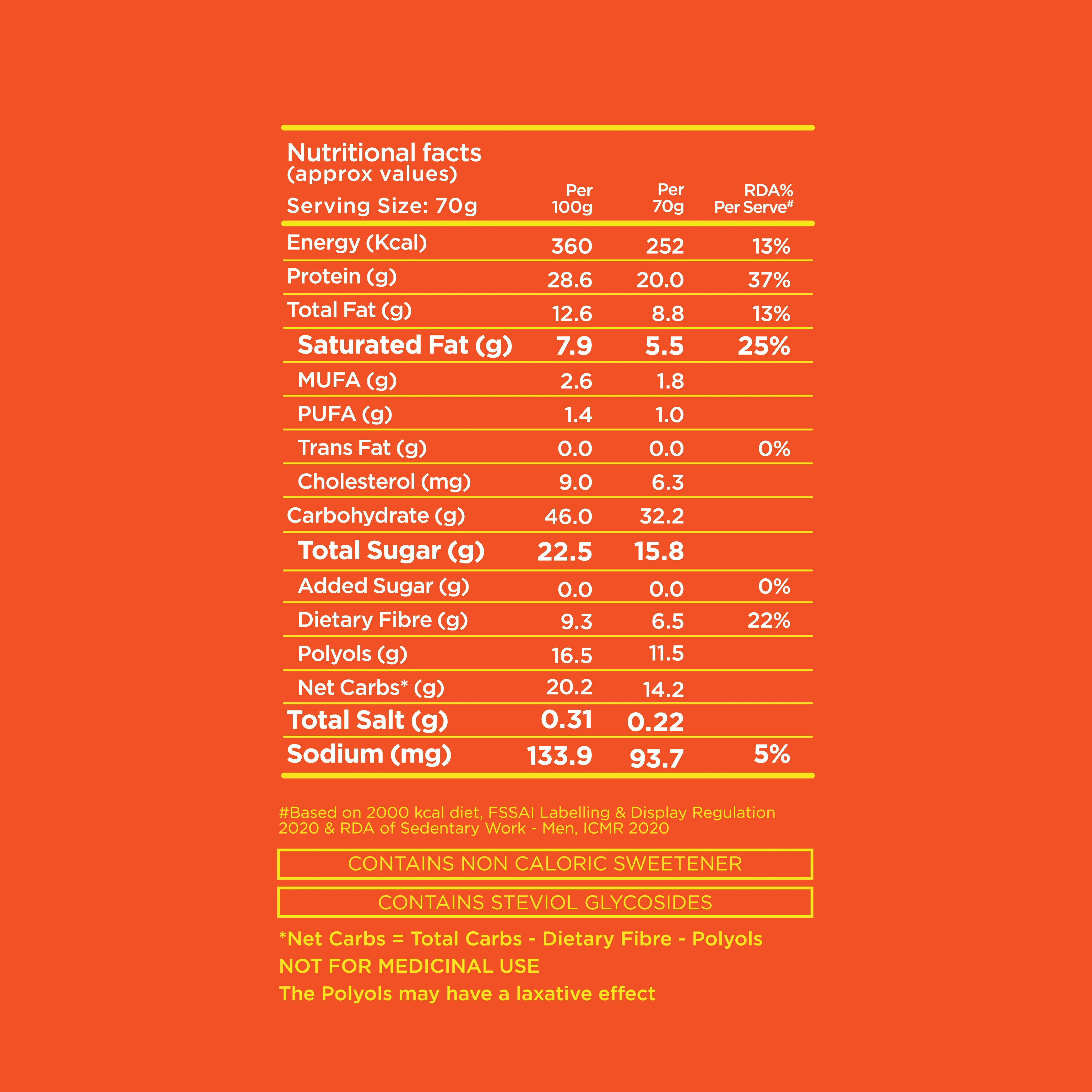 Power Up Choco Peanut Butter 20g Protein Bars - Pack of 5 350g - Image 4