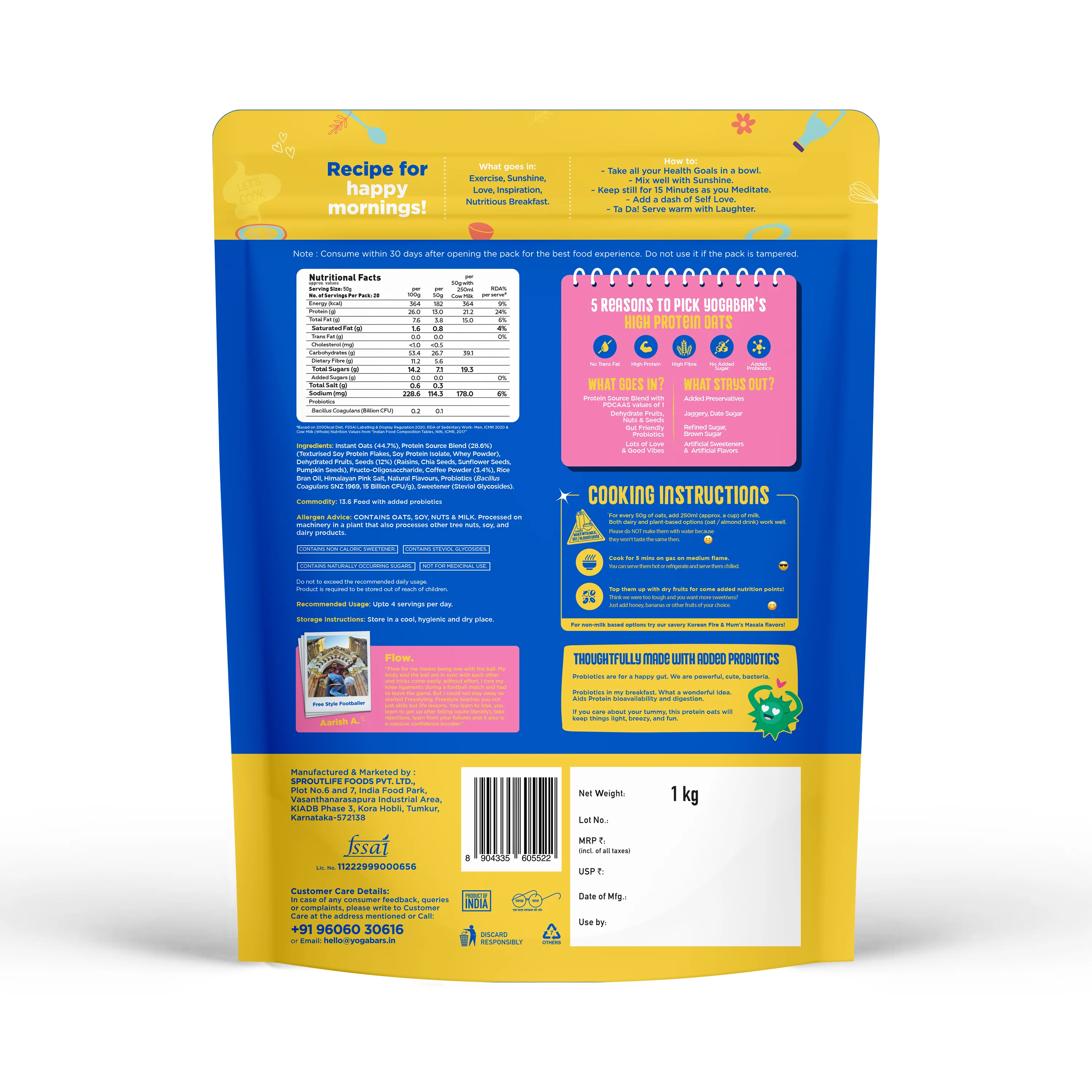 26g High Protein Oats Bestseller Combo 3kg - Image 7