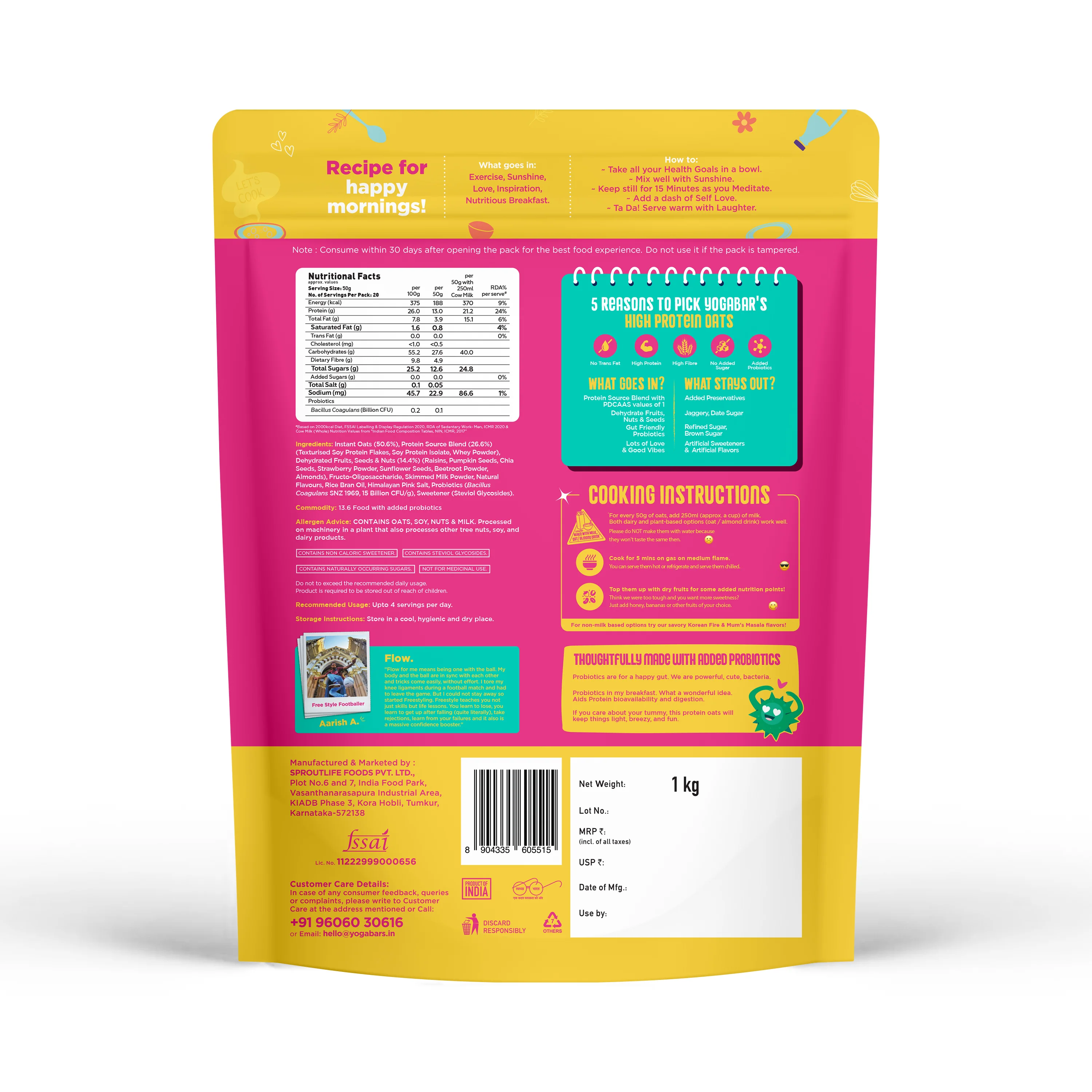 26g High Protein Oats Bestseller Combo 3kg - Image 8