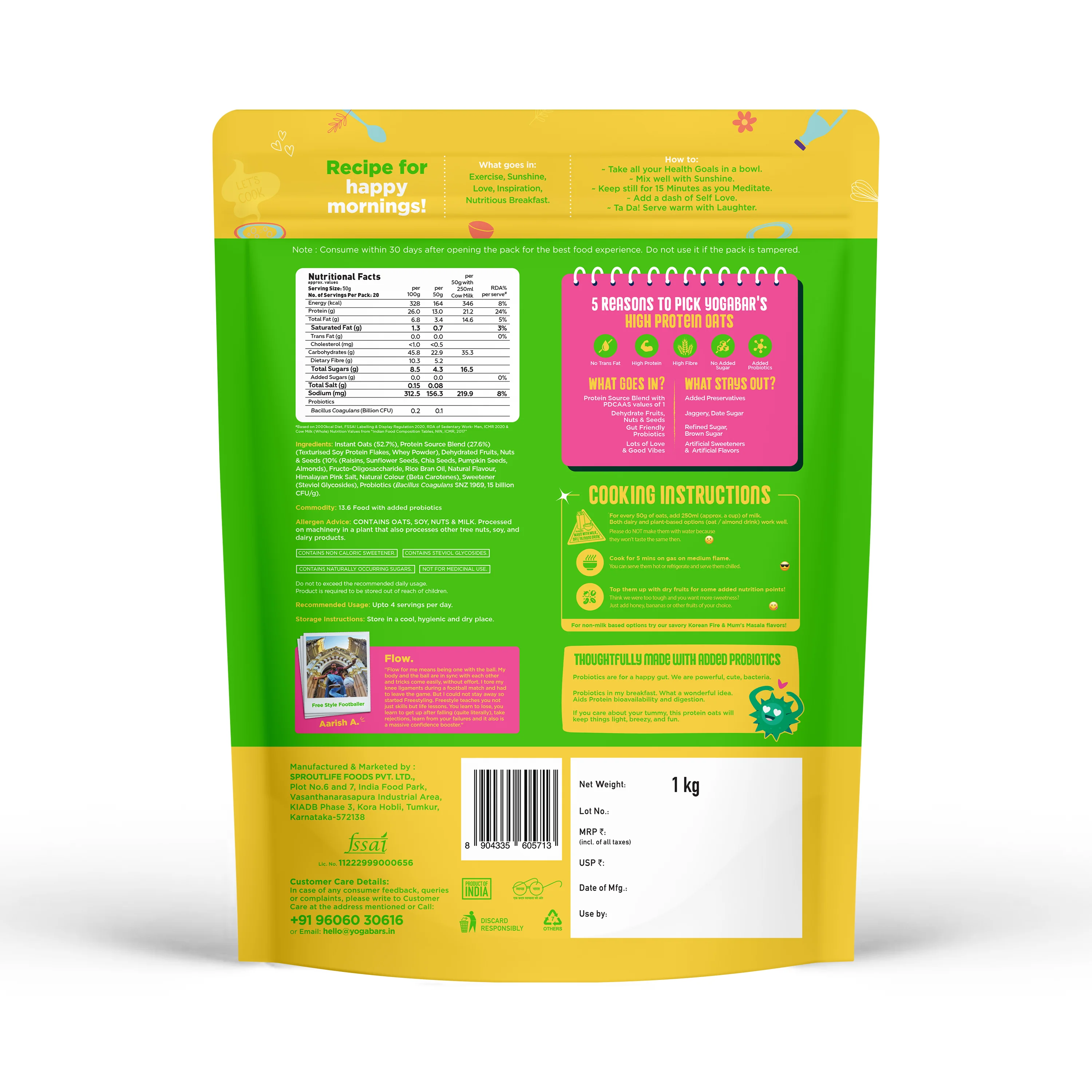 26g High Protein Oats Kesar Pista Kulfi - Image 7