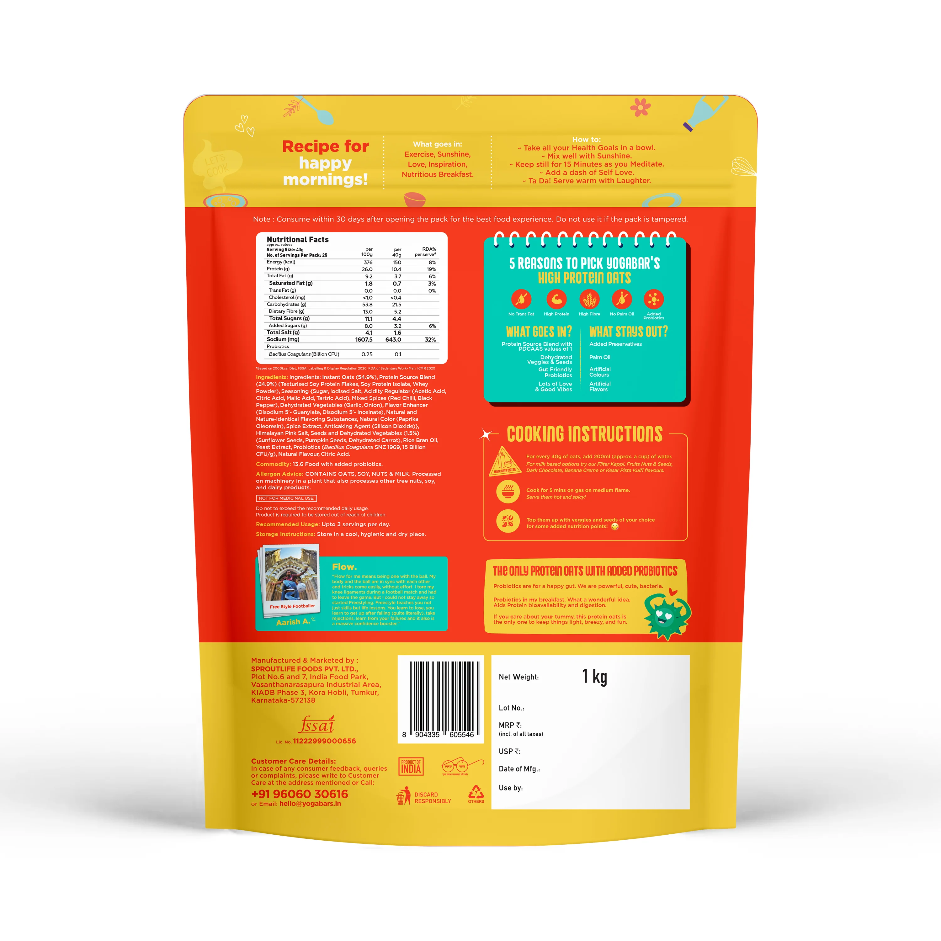 26g High Protein Oats Korean Fire - Image 6