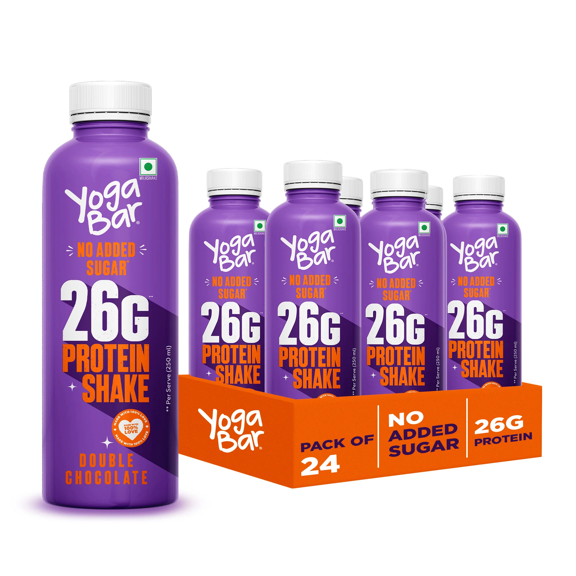 26g Protein Shake Double Chocolate 250ml/bottle - Image 9
