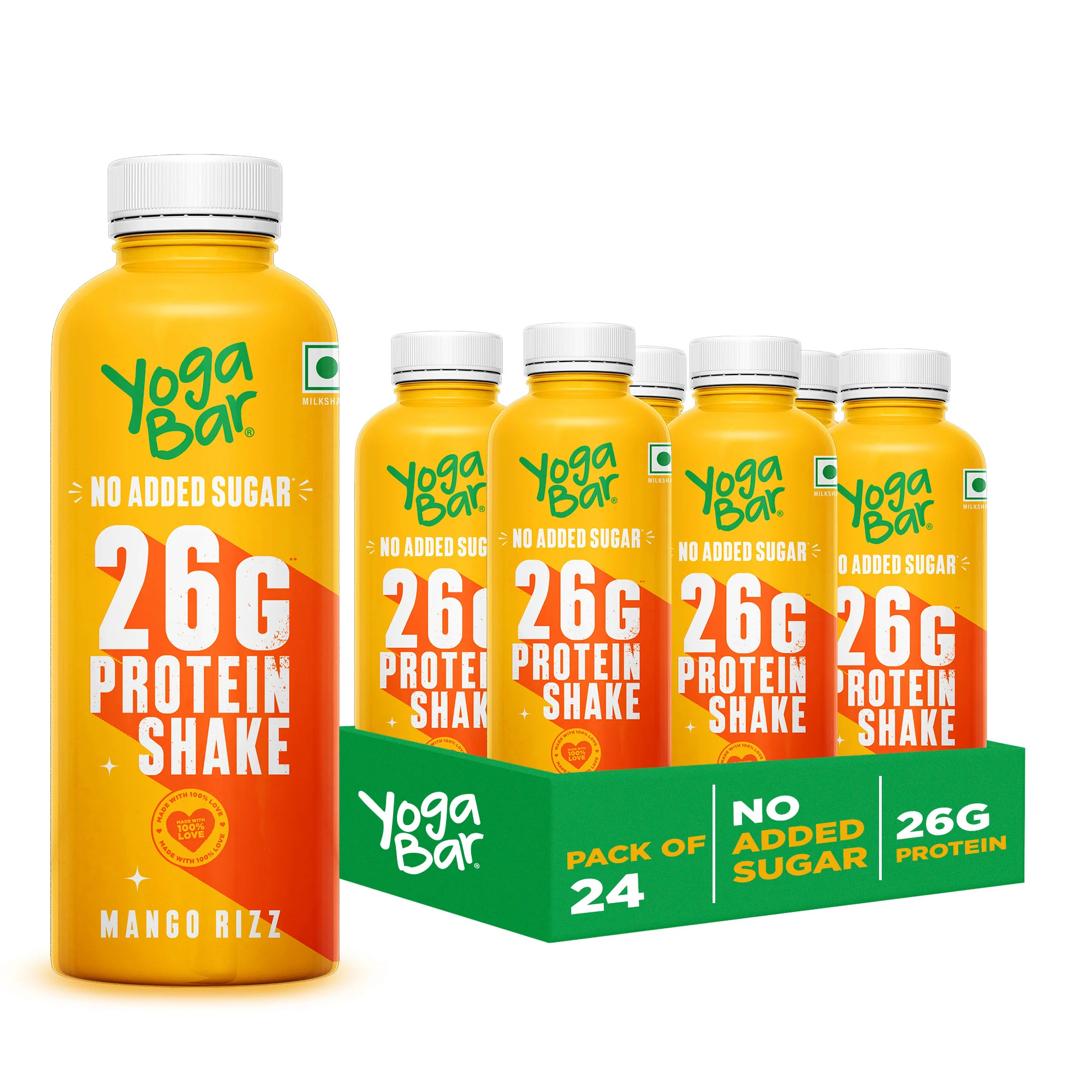 26g Protein Shake Mango Rizz - 250ml/bottle - Image 9