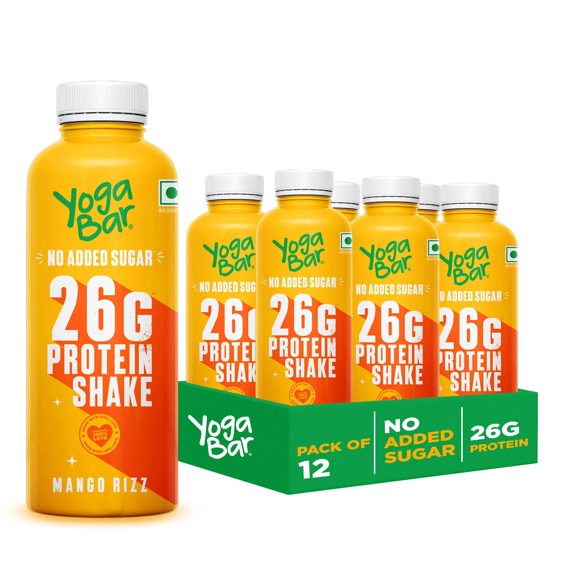 26g Protein Shake Mango Rizz - 250ml/bottle - Image 8