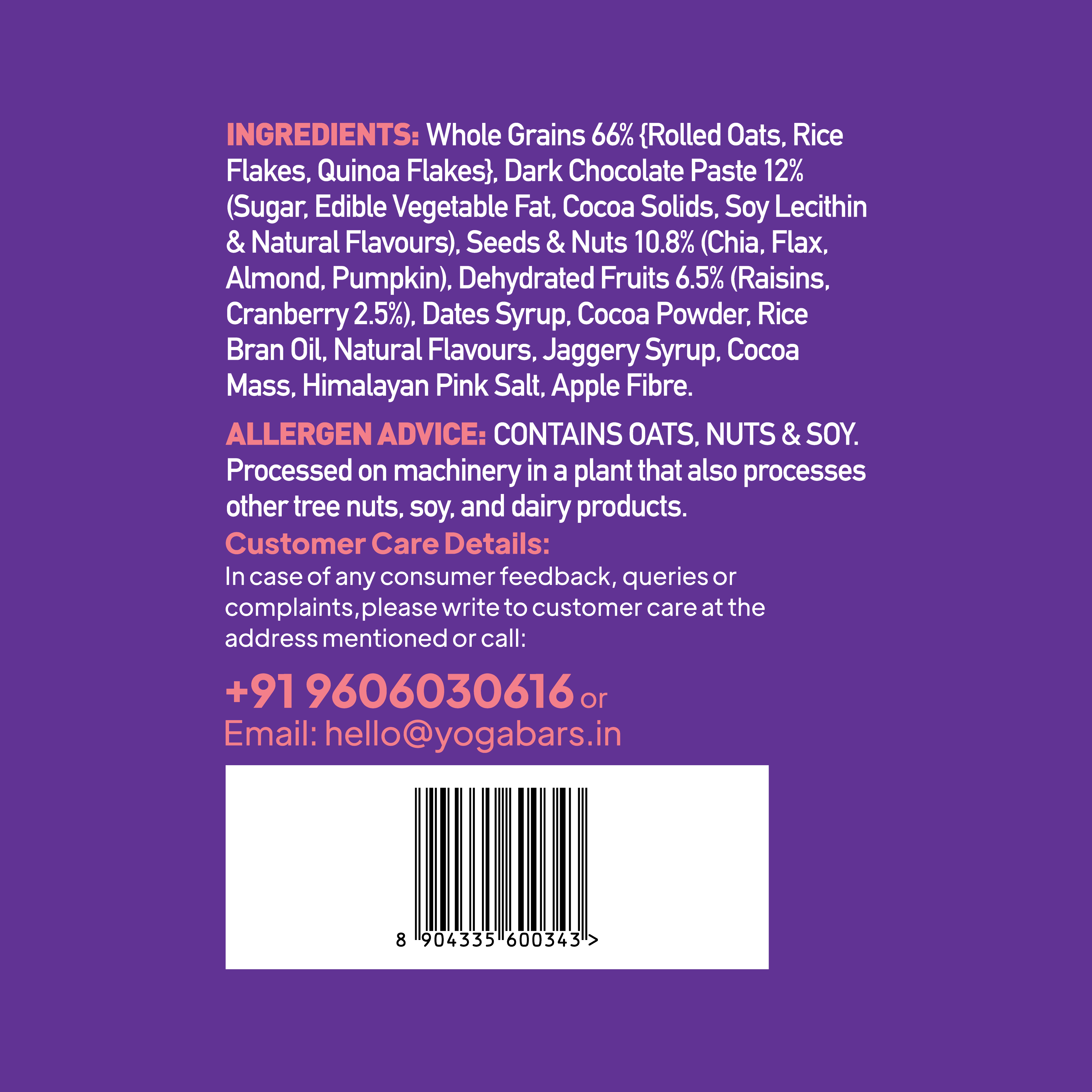 Dark Chocolate & Cranberry Muesli 700g - Image 4