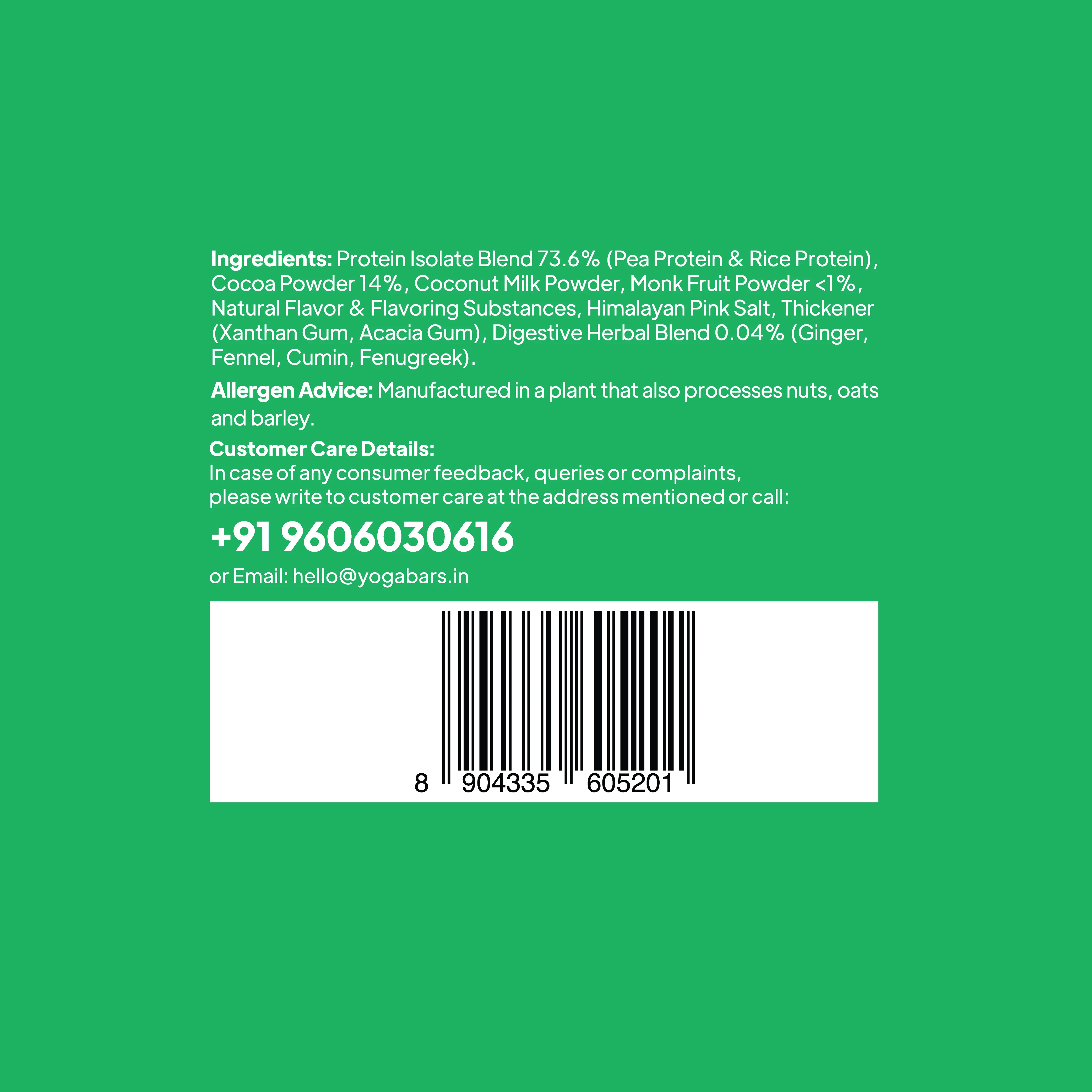 ProClean Plant Protein with Monk Fruit (Chocolate) 500g - Image 10