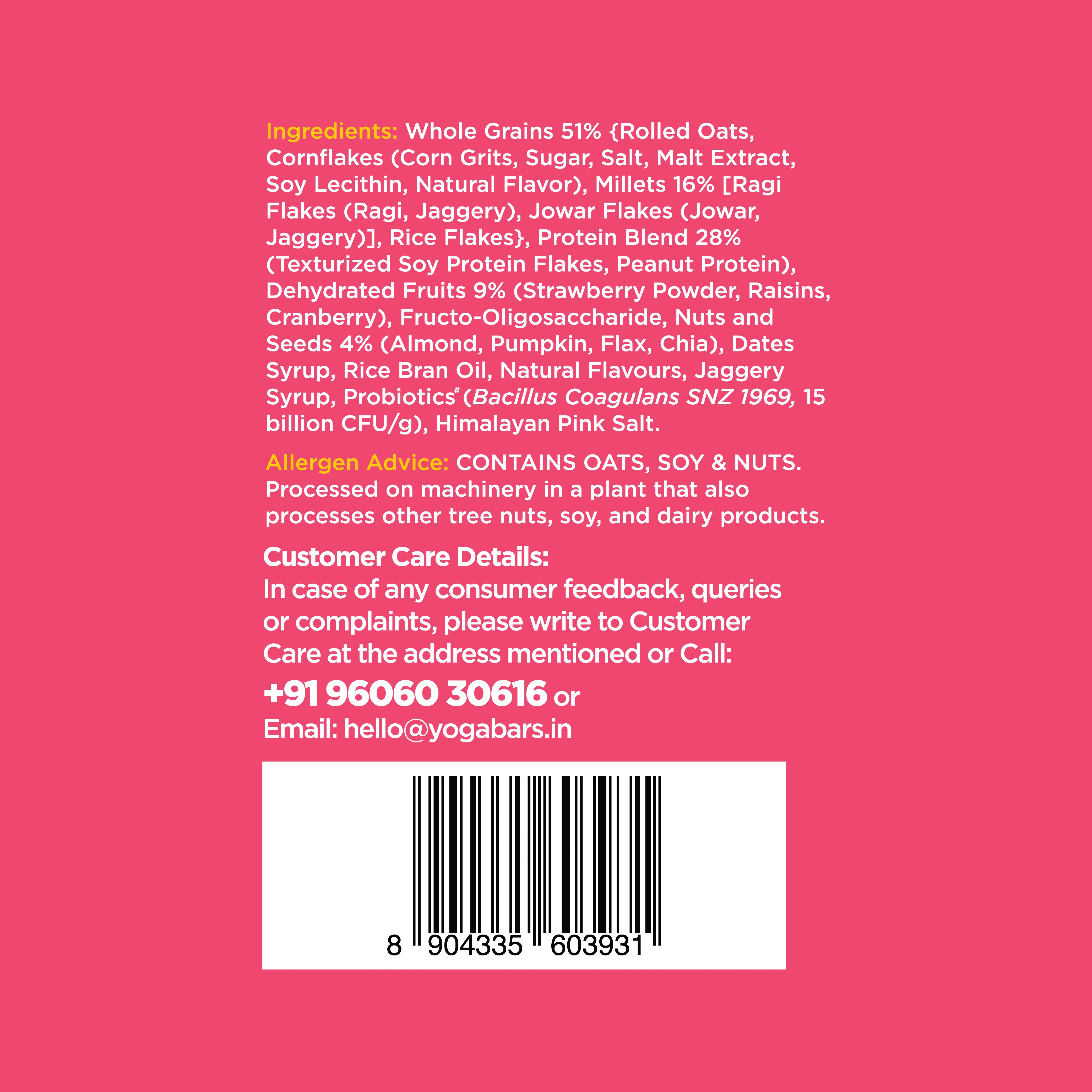High Protein Muesli Fruits, Nuts & Seeds 350g - Image 3